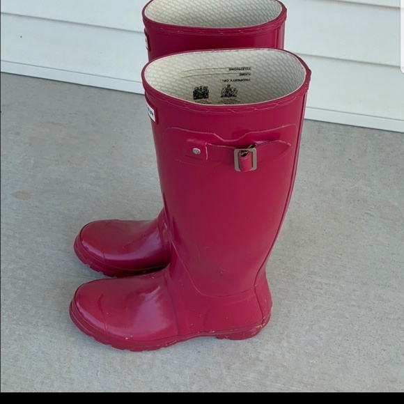 Hunter Tall Glossy Size 7 - Picture 5 of 13